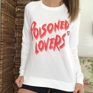 Zoe Karssen poisoned lovers sweatshirt medium